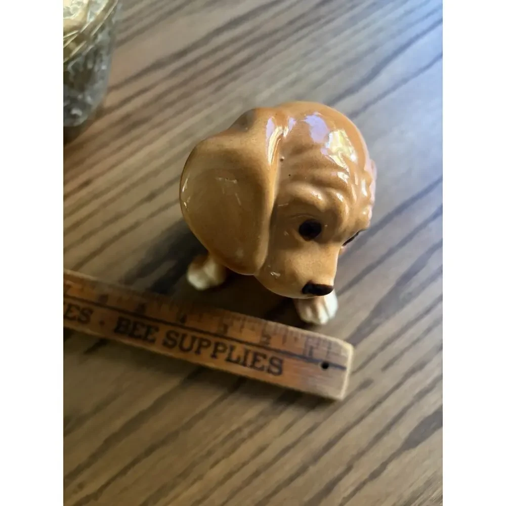 Vintage 1950s Royal Copley Puppy Dog Cocker Spaniel Figure Ceramic Dog